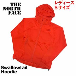 ザノースフェイス(THE NORTH FACE)の<新品>レディース Sサイズ　ノースフェイス スワローテイルフーディ レッド(ナイロンジャケット)