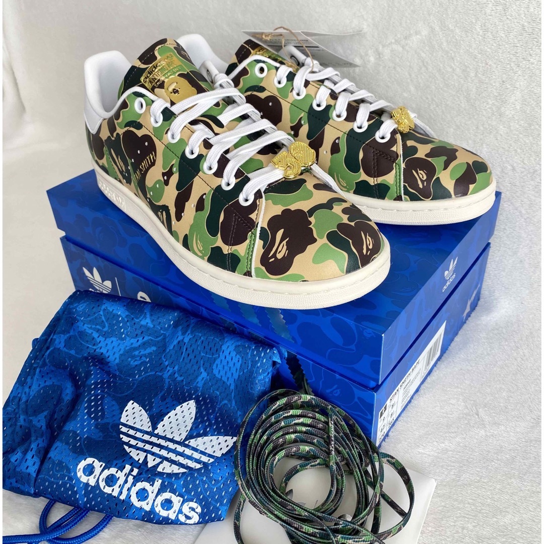 adidas - ADIDAS STAN SMITH x BAPE スタンスミス x ベイプの adidas - ADIDAS STAN SMITH x BAPE スタンスミス x ベイプの