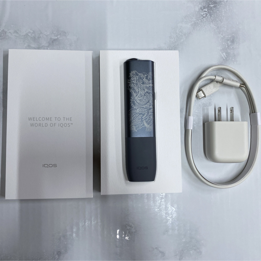 IQOS(アイコス)のiQOS ILUMA ONE イルマワン 昇り龍 レーザー加工 ドラゴン 和柄 メンズのファッション小物(タバコグッズ)の商品写真