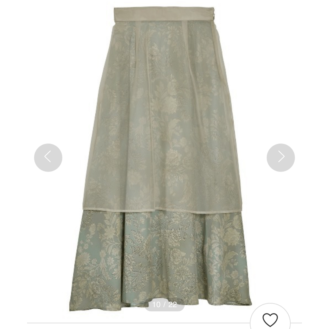 Ameri VINTAGE(アメリヴィンテージ)のMADELEINE VEIL SKIRT レディースのスカート(ロングスカート)の商品写真