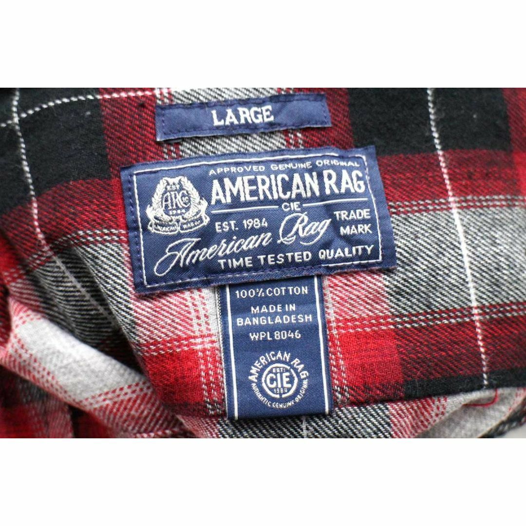 AMERICAN RAG CIE(アメリカンラグシー)のAMERICAN RAG CIE アメリカンラグシー オンブレチェック コットン ライトネルシャツ L★01 シャドーチェック メンズのトップス(シャツ)の商品写真