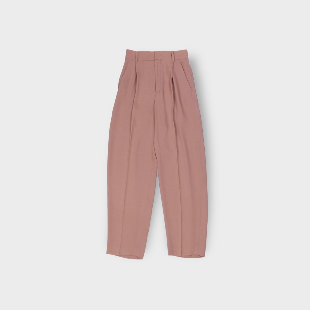 BEAUTY&YOUTH UNITED ARROWS(ビューティアンドユースユナイテッドアローズ)の6(ROKU)【GEORGETTE TUCK PANTS】 レディースのパンツ(カジュアルパンツ)の商品写真