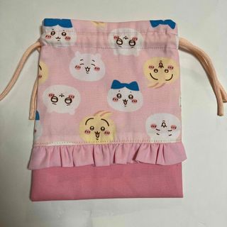 ちいかわ　フリル巾着(その他)