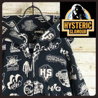 ヒステリックグラマー(HYSTERIC GLAMOUR)のhystericglamour ヒステリックグラマー パーカー ロゴ満載(パーカー)