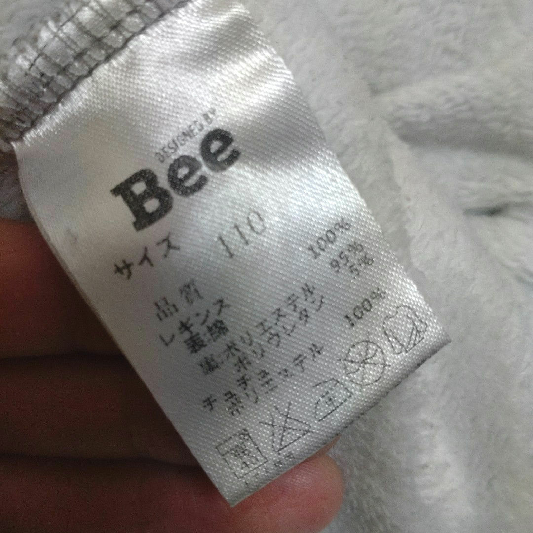 Bee(ビー)の【古着美品】Bee☆レギンス☆チュールスカート☆灰色☆子ども服 キッズ/ベビー/マタニティのキッズ服女の子用(90cm~)(パンツ/スパッツ)の商品写真