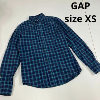 ギャップ(GAP)のGAP ギャップ　ボタンダウンシャツ　チェック柄　古着　XS(シャツ)
