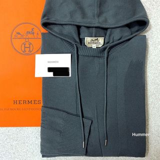 エルメス(Hermes)の国内正規品 2022 新品未使用 M エルメス H柄 ニット ウール パーカー(ニット/セーター)