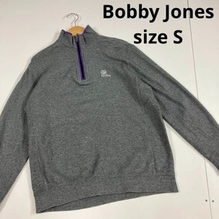 Bobby Jones スウェット　ハーフジップ　グレー　古着　ゴルフ(スウェット)