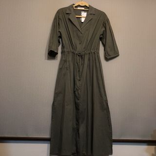 バビロン(BABYLONE)のロングワンピース　新品　バビロン　SALOON シャツ ワンピース(ロングワンピース/マキシワンピース)