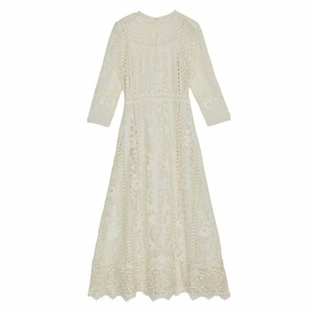 Ameri VINTAGE(アメリヴィンテージ)のAMERI UND CHEMICAL LACE FLARE DRESS 212 レディースのワンピース(ロングワンピース/マキシワンピース)の商品写真