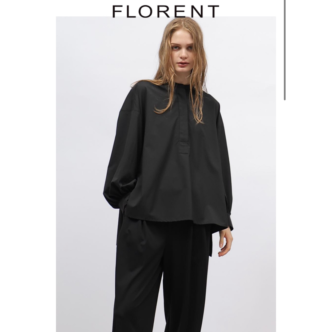 size00FLORENT バンドカラープルオーバーシャツ