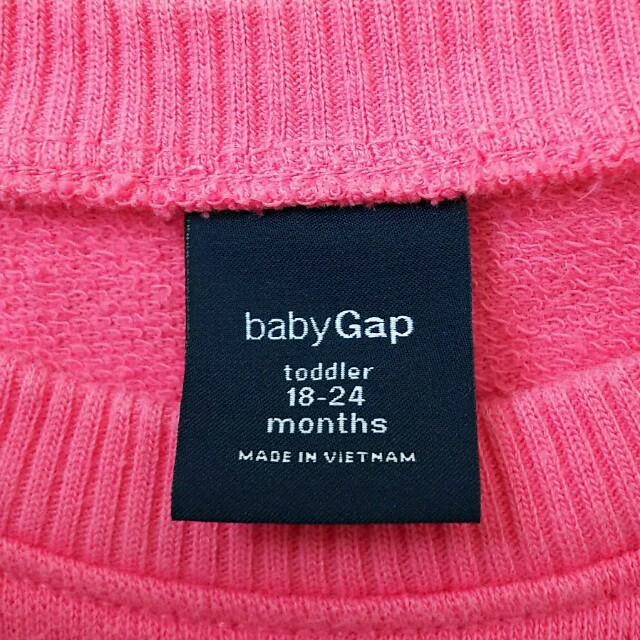 babyGAP(ベビーギャップ)のBabyGAP チュニック ピンク×小花柄 キッズ/ベビー/マタニティのキッズ服女の子用(90cm~)(その他)の商品写真