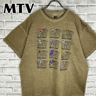 エムティーヴィー(MTV)のMTV エムティービー フラワー 花 ミュージックテレビ Tシャツ 半袖 輸入品(Tシャツ/カットソー(半袖/袖なし))