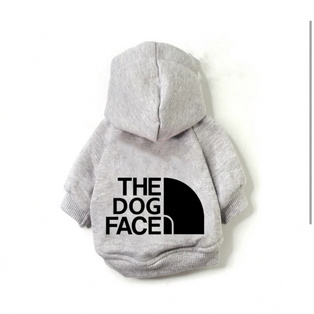 新品　DOG FACE  M グレー　ペット　洋服 その他のペット用品(犬)の商品写真