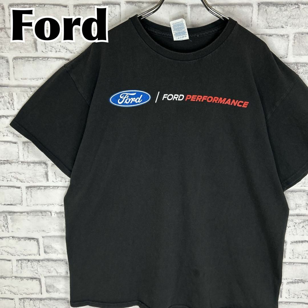 DELTA(デルタ)のFord フォードパフォーマンス 両面デザイン 自動車 Tシャツ 半袖 輸入品 メンズのトップス(Tシャツ/カットソー(半袖/袖なし))の商品写真