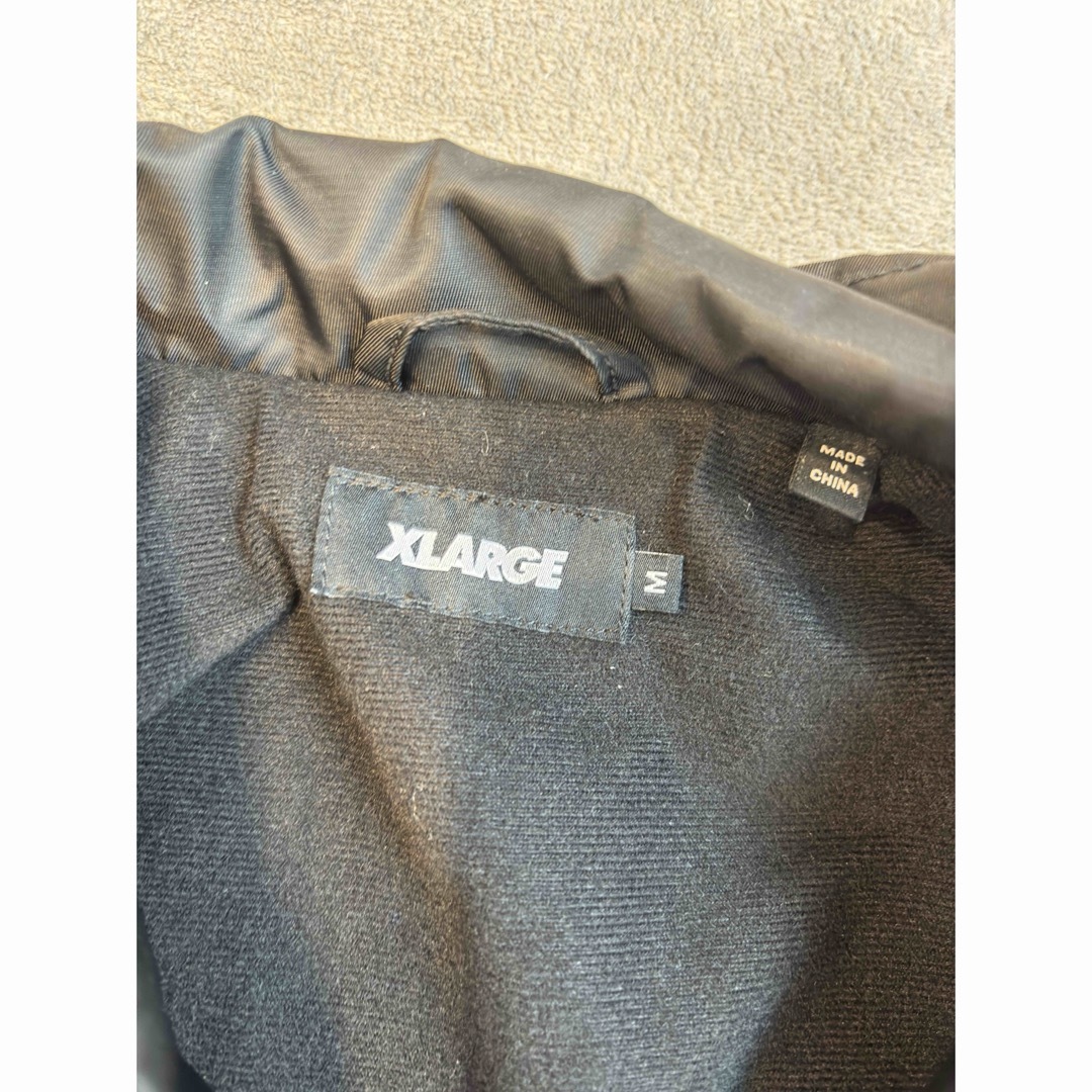 XLARGE(エクストララージ)のエクストララージ/XLARGE ブラックナイロンジャケット メンズのジャケット/アウター(ナイロンジャケット)の商品写真