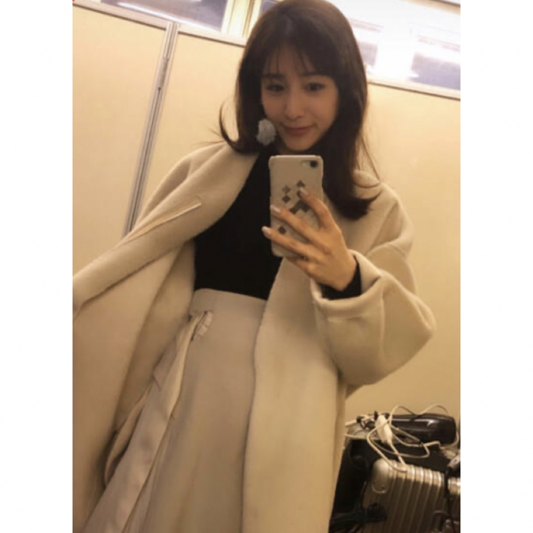 田中みな実さん着用☆ナイン リバーシブルファーコート