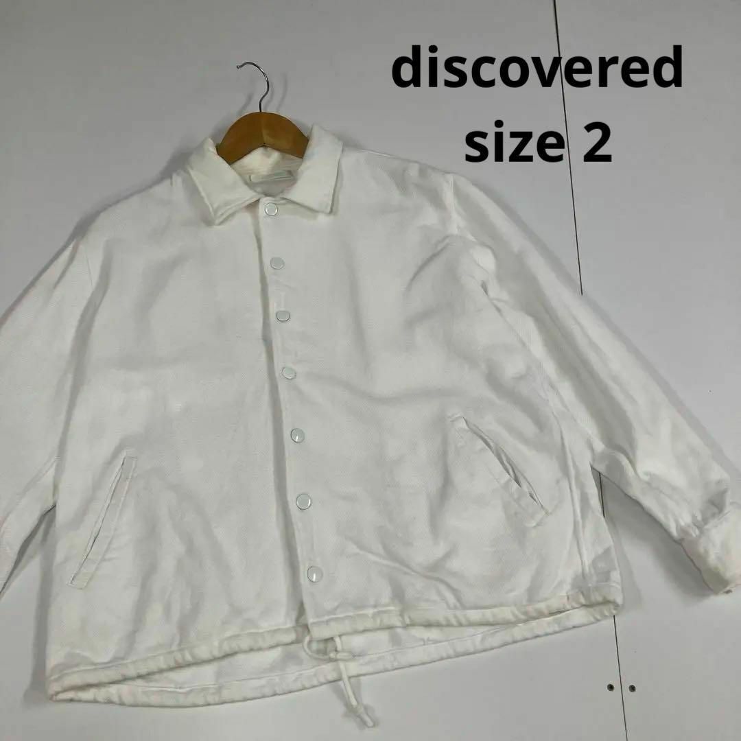 DISCOVERED(ディスカバード)のdiscovered ディスカバード　コーチジャケット　スウェット　古着　2 メンズのジャケット/アウター(ブルゾン)の商品写真