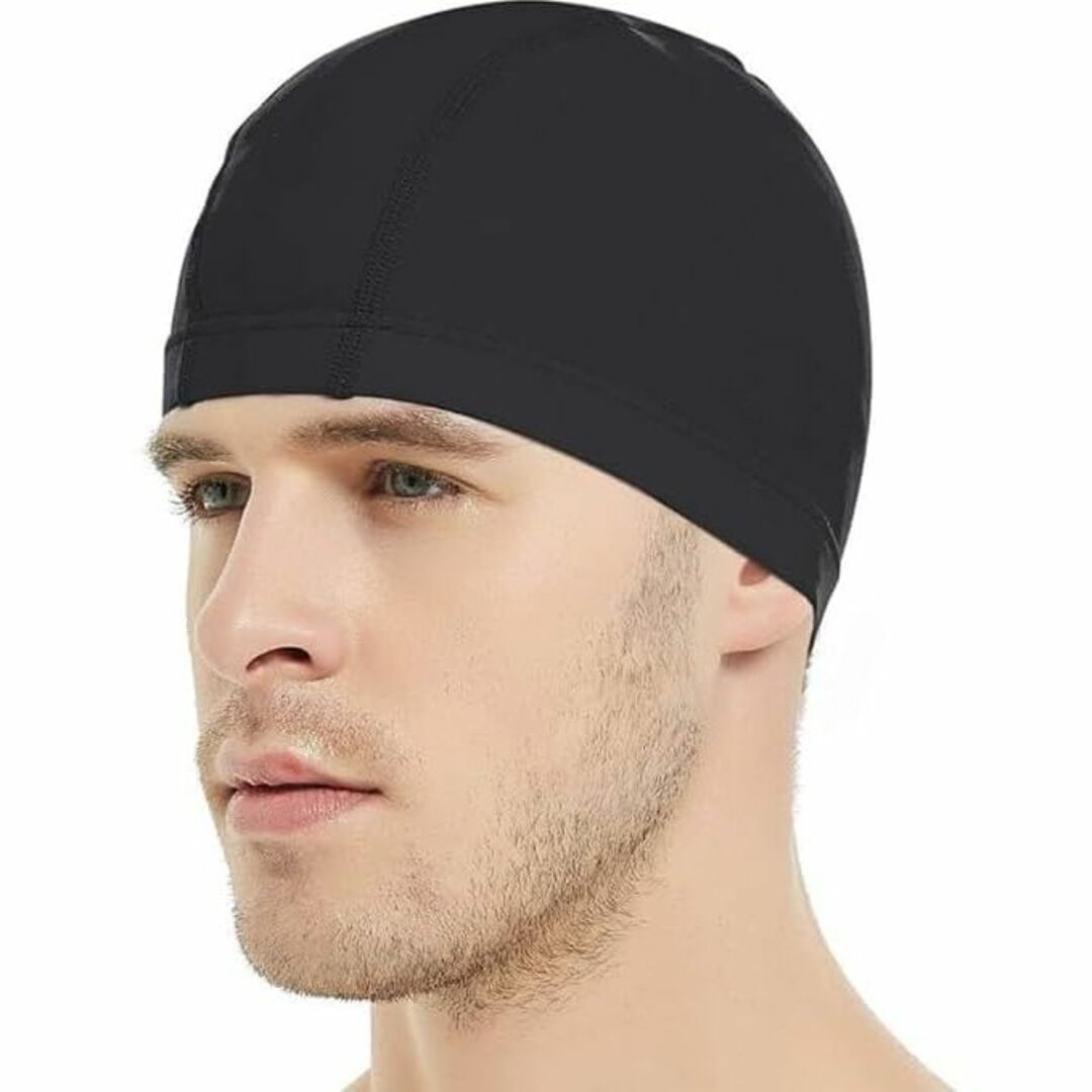 スイムキャップ 水泳帽 スイミングキャップ 長髪水泳帽 メンズ レディース 大人 メンズの水着/浴衣(水着)の商品写真