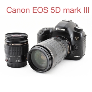 キヤノン(Canon)のWi-Fi/動画/Canon EOS 5D MarkIII標準&望遠レンズセット(デジタル一眼)