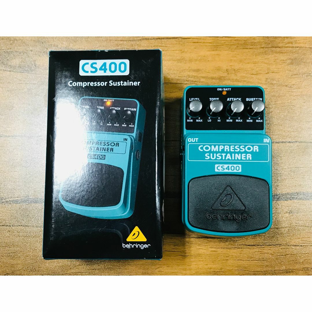 behringer(ベリンガー)のCS400 COMPRESSOR/SUSTAINER 楽器のギター(エフェクター)の商品写真