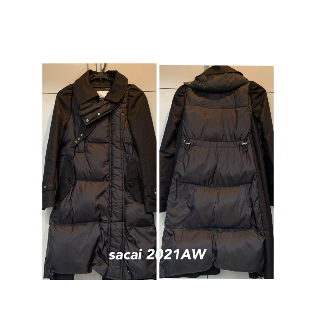 sacai(サカイ)のsacai 2021AW パテッド トレンチコート レディースのジャケット/アウター(トレンチコート)の商品写真