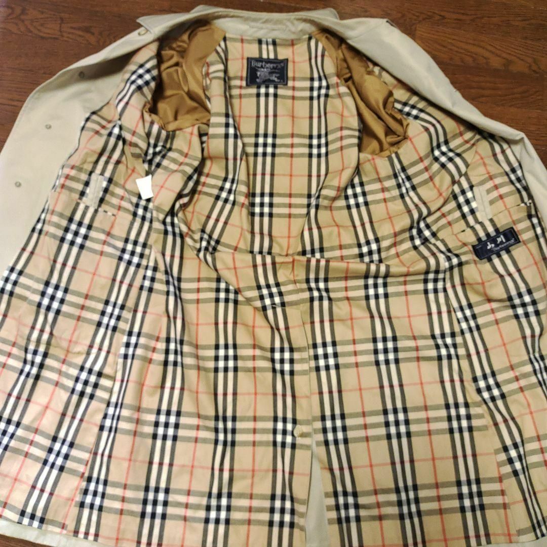 BURBERRY(バーバリー)の89美品　バーバリー　60　ステンカラーコート　ノバチェック　ベージュ メンズのジャケット/アウター(ステンカラーコート)の商品写真