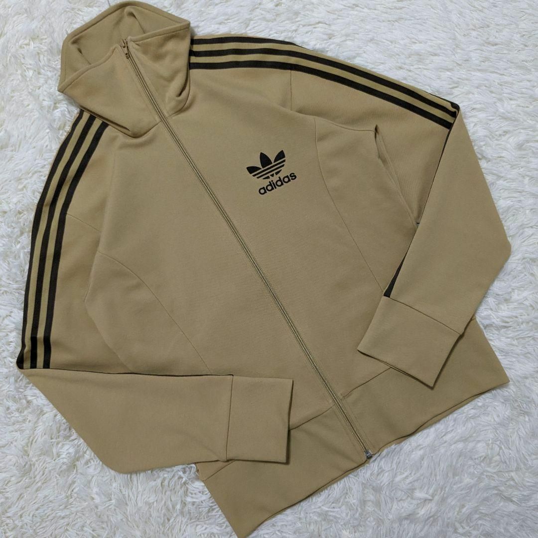 adidas(アディダス)の【美品希少】アディダス 90s〜00s ベージュ 茶 ジャージ Katsuya メンズのトップス(ジャージ)の商品写真