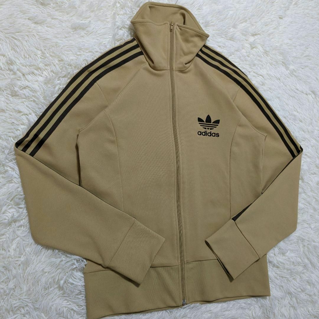 adidas(アディダス)の【美品希少】アディダス 90s〜00s ベージュ 茶 ジャージ Katsuya メンズのトップス(ジャージ)の商品写真