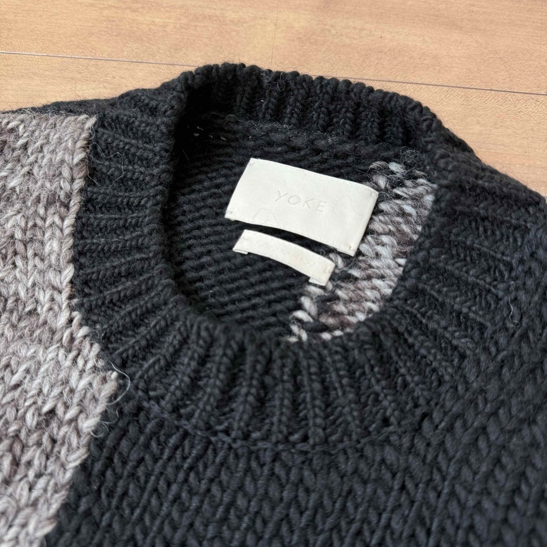 YOKE - YOKE INTARSIA BLOCKING CREWNECK SWEATERの通販 by MIR's shop