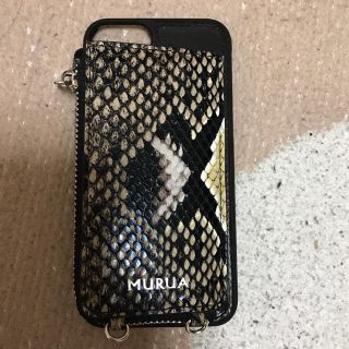 ムルーア(MURUA)のiPhone7コインケース付ケース(iPhoneケース)