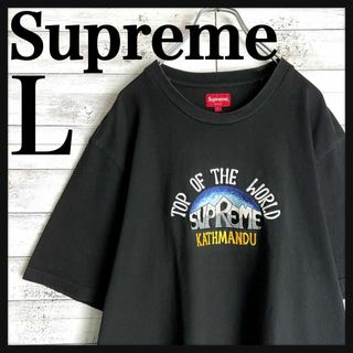 シュプリーム(Supreme)の8721【人気Lサイズ】シュプリーム☆センター刺繍アーチロゴtシャツ　入手困難(Tシャツ/カットソー(半袖/袖なし))