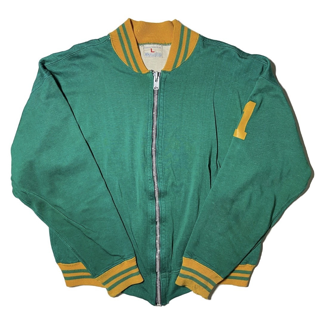 18,450円60s Champion Vintage Zip Up Sweat Shirt