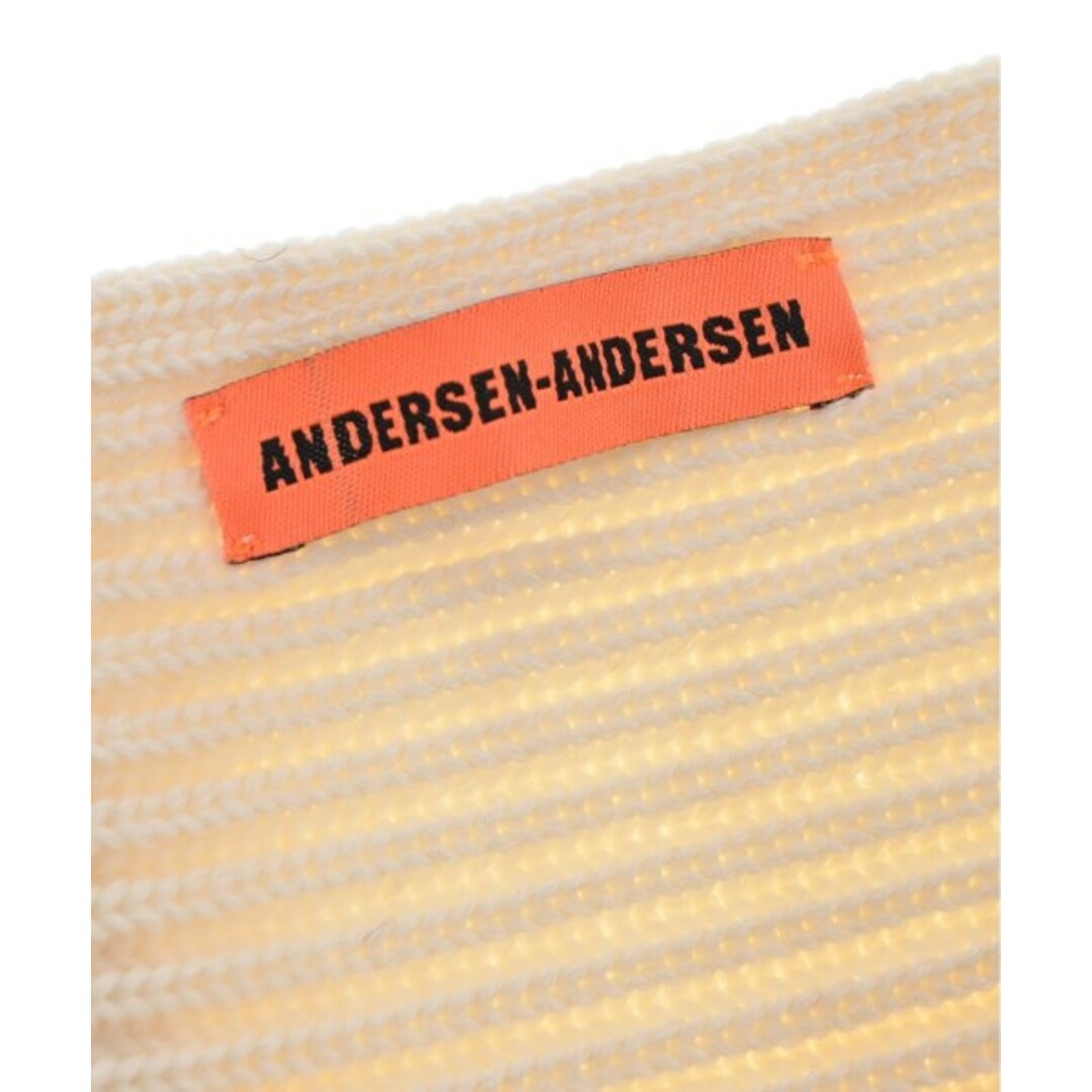 ANDERSEN-ANDERSEN(アンデルセンアンデルセン)のANDERSEN-ANDERSEN マフラー - アイボリー 【古着】【中古】 メンズのファッション小物(マフラー)の商品写真