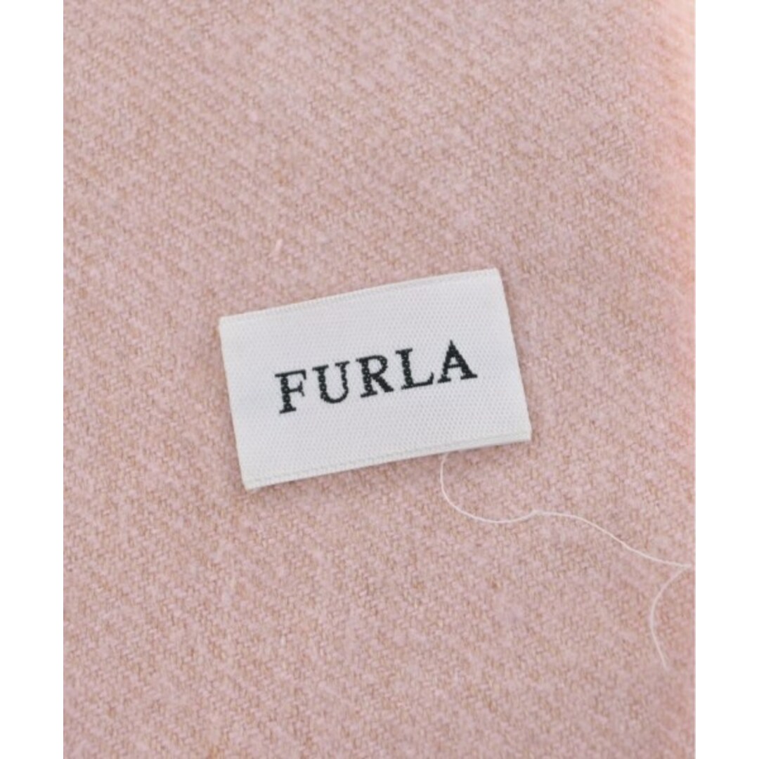Furla(フルラ)のFURLA フルラ マフラー - ピンクベージュ系 【古着】【中古】 レディースのファッション小物(マフラー/ショール)の商品写真