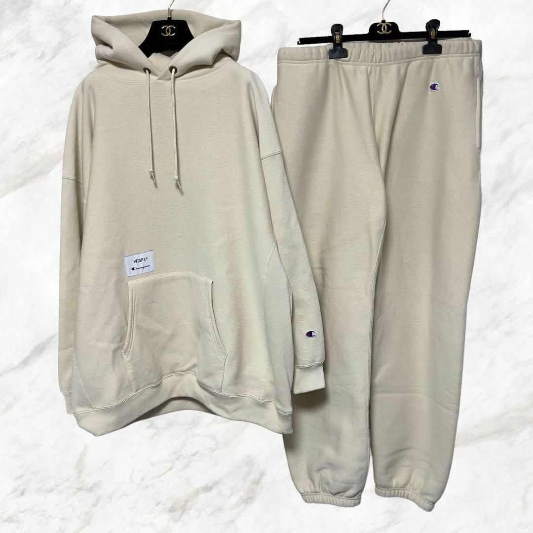 W)taps -  WTAPS × Champion スウェットセットアップ サンド W)taps -  WTAPS × Champion スウェットセットアップ サンド