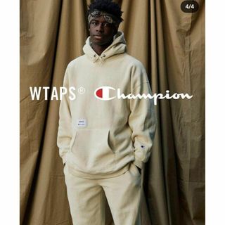 ダブルタップス(W)taps)の￼ WTAPS × Champion スウェットセットアップ サンドベージュ(スウェット)