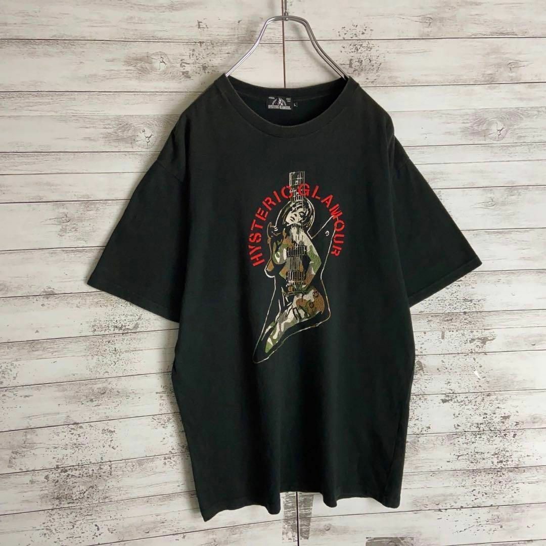 HYSTERIC GLAMOUR(ヒステリックグラマー)の8742【希少Lサイズ】ヒステリックグラマー☆ヒスガール定番カラーtシャツ　美品 メンズのトップス(Tシャツ/カットソー(半袖/袖なし))の商品写真