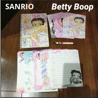 ベティブープ(Betty Boop)のSANRIO　Betty Boop ベティ　レターセット　ノート　シャープペン(キャラクターグッズ)