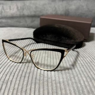 トムフォード(TOM FORD)の【新品未使用】TOMFORDトムフォード 伊達メガネ TF5272 005高級(サングラス/メガネ)