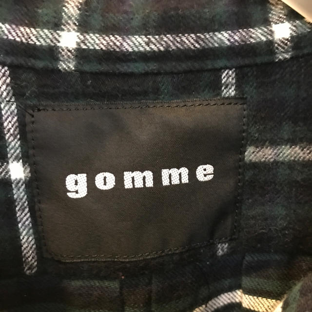 gomme(ゴム)の【値下げ】gomme フリルシャツワンピ レディースのワンピース(ひざ丈ワンピース)の商品写真