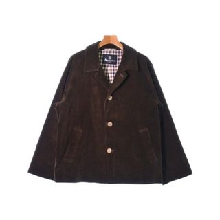 アクアスキュータム(AQUA SCUTUM)のAQUASCUTUM アクアスキュータム カバーオール 40(M位) 茶 【古着】【中古】(カバーオール)