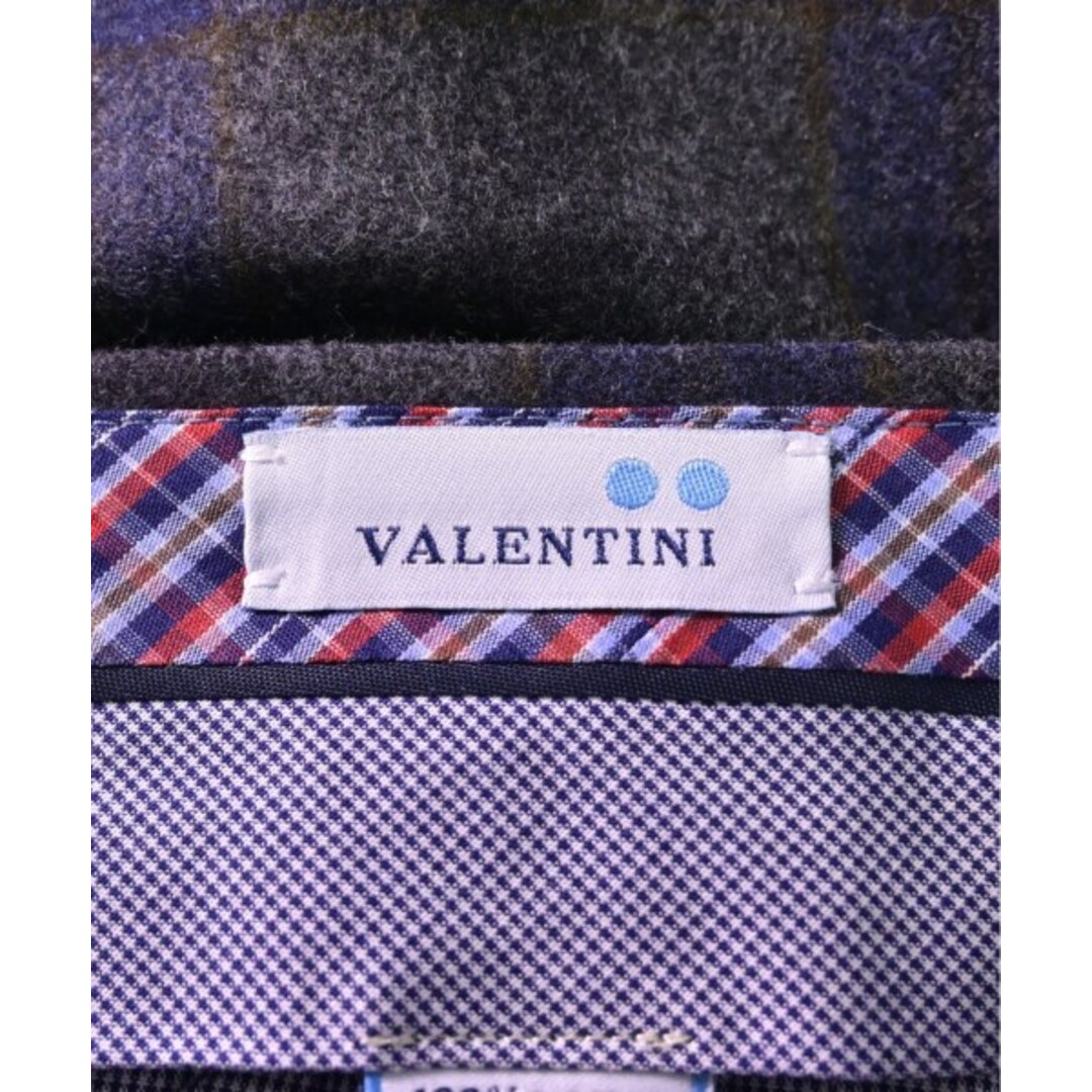 VALENTINI(バレンティーニ)のVALENTINI スラックス 52(XXL位) グレーx青(チェック) 【古着】【中古】 メンズのパンツ(スラックス)の商品写真