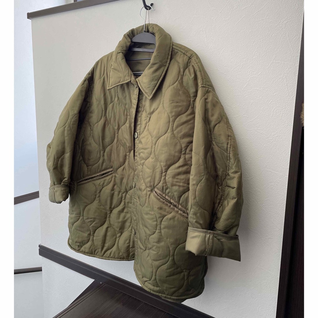 未使用♡ r. リップストップ ステンカラーキルトコート レディースのジャケット/アウター(その他)の商品写真