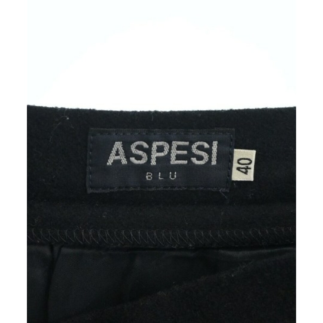 ASPESI(アスペジ)のASPESI アスペジ ひざ丈スカート 40(M位) 紺 【古着】【中古】 レディースのスカート(ひざ丈スカート)の商品写真