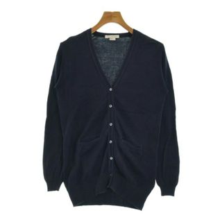 ジョンスメドレー(JOHN SMEDLEY)のJOHN SMEDLEY ジョンスメドレー カーディガン S 紺 【古着】【中古】(カーディガン)