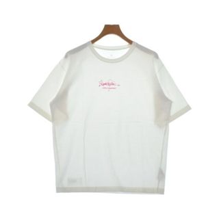 ユニフォームエクスペリメント(uniform experiment)のuniform experiment Tシャツ・カットソー 2(M位) 白 【古着】【中古】(Tシャツ/カットソー(半袖/袖なし))