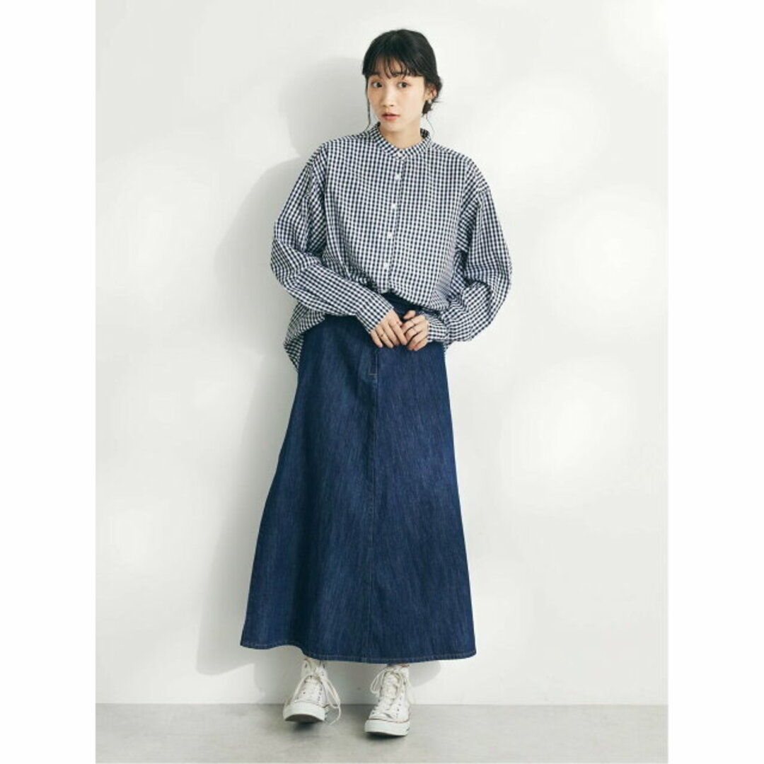 CRAFT STANDARD BOUTIQUE(クラフトスタンダードブティック)の【ギンガムチェック】【追加】バックフリルシャツ/24SS レディースのトップス(シャツ/ブラウス(長袖/七分))の商品写真