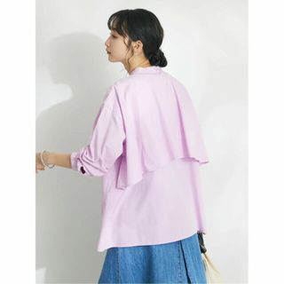 クラフトスタンダードブティック(CRAFT STANDARD BOUTIQUE)の【ピンク】【追加】バックフリルシャツ/24SS(シャツ/ブラウス(長袖/七分))