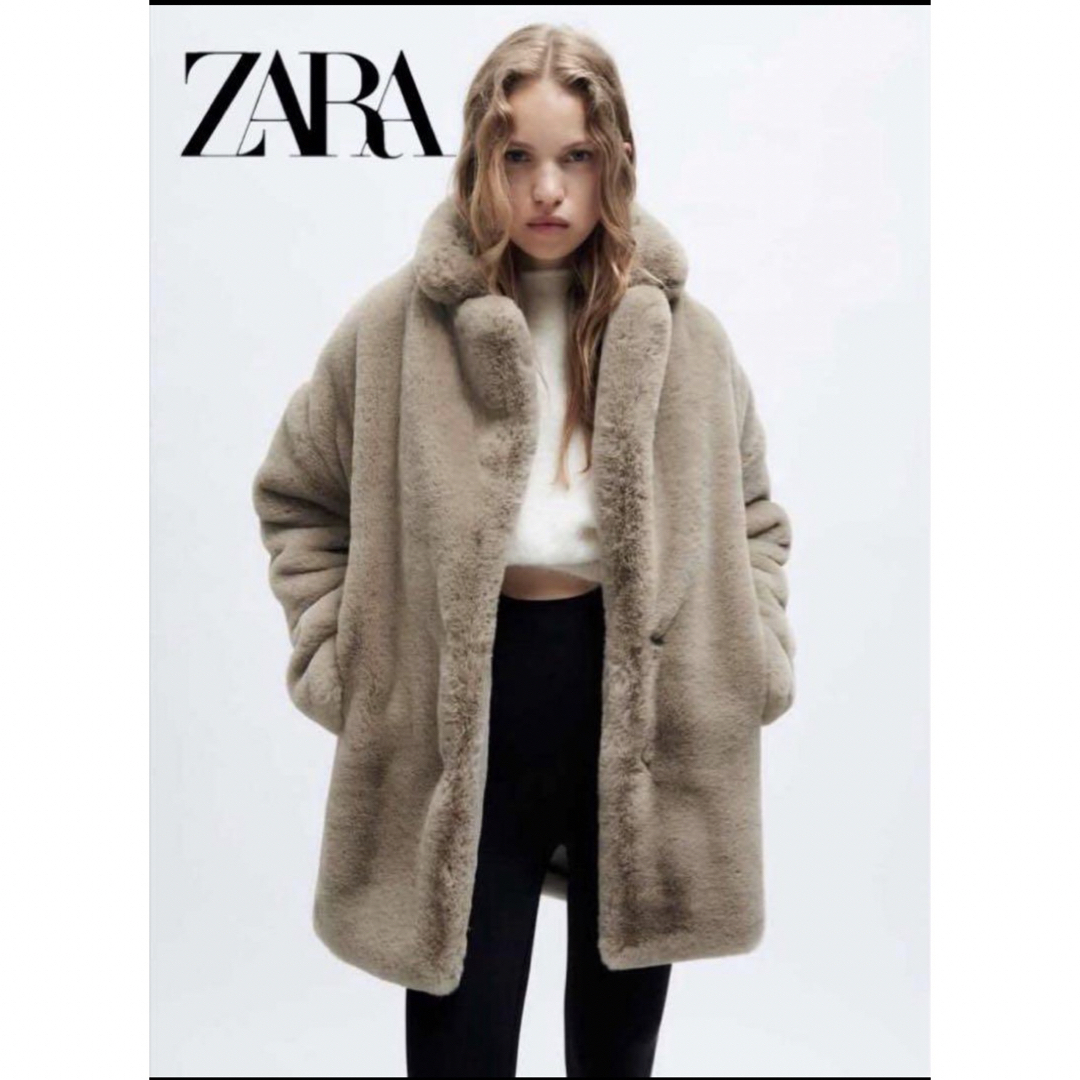 ZARA - ZARA ☆ファーコート新品未使用の通販 by ☆R's shop｜ザラなら